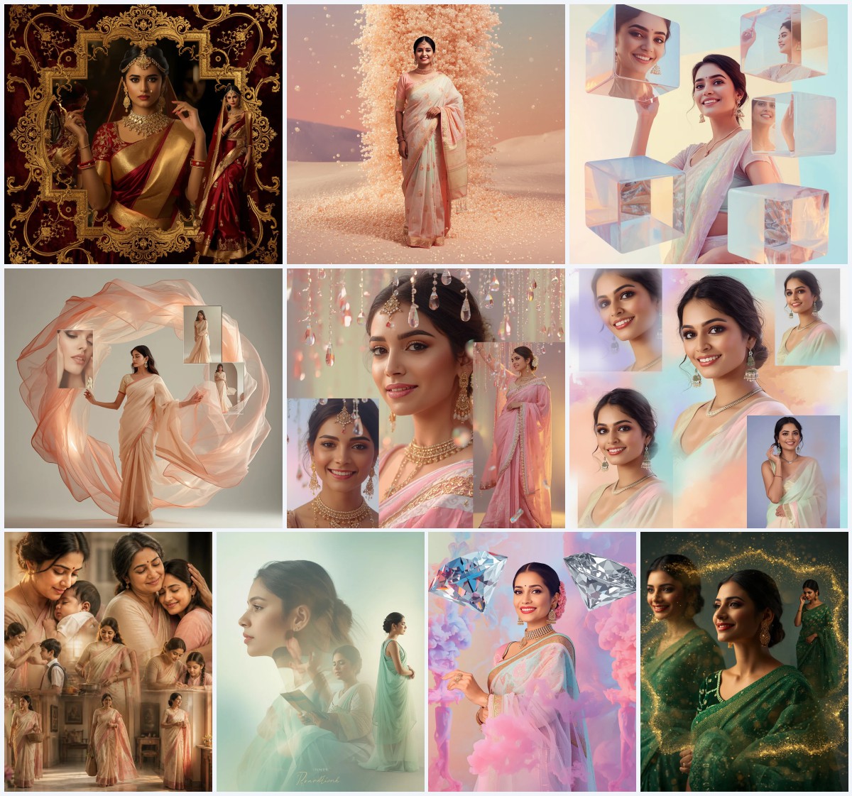 Best 10 Professional Saree AI Prompts for Confident Business Meeting Photography | saree prompt ChatGPT